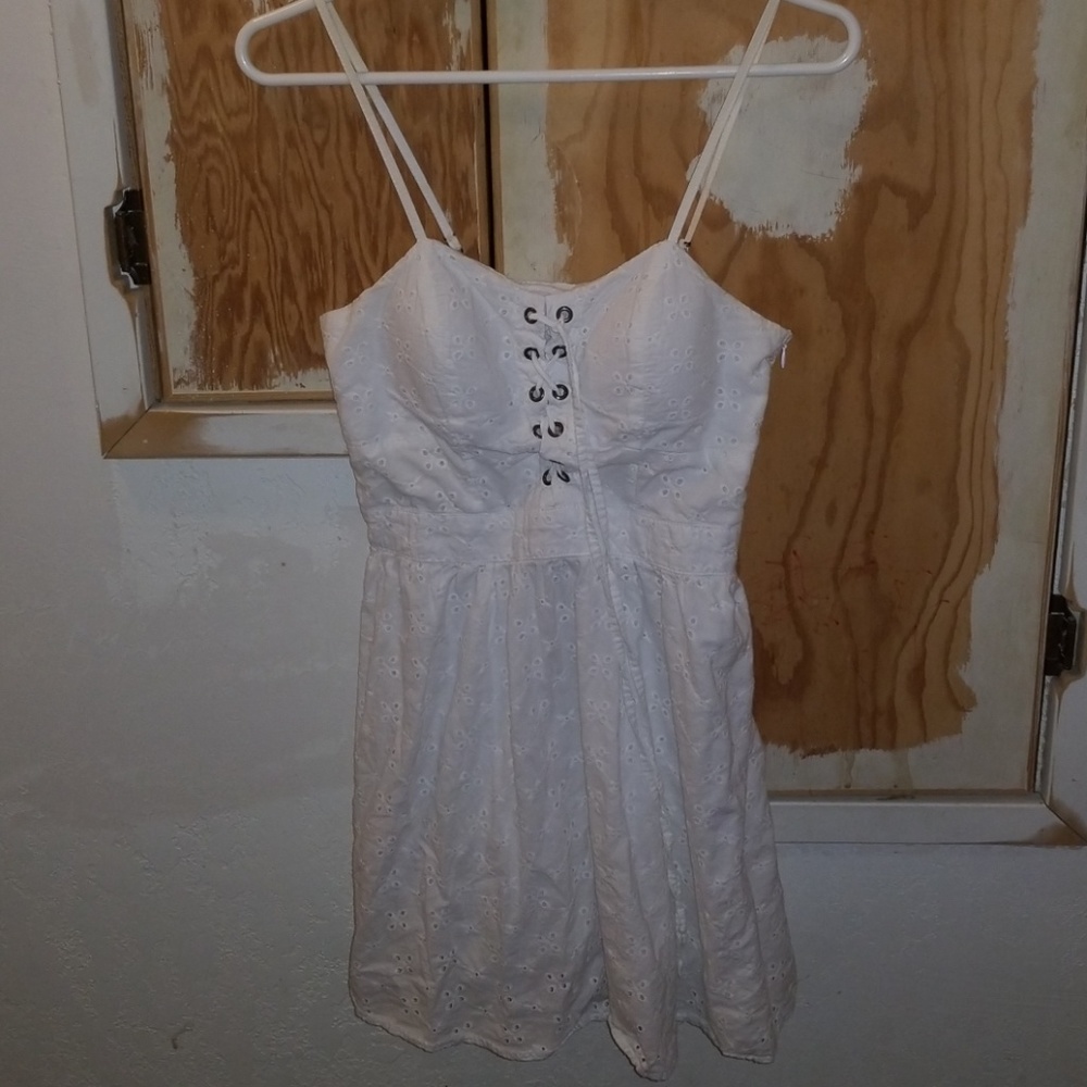 White sun dress